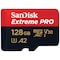 SanDisk MicroSDXC Extreme Pro 128 GB minneskort