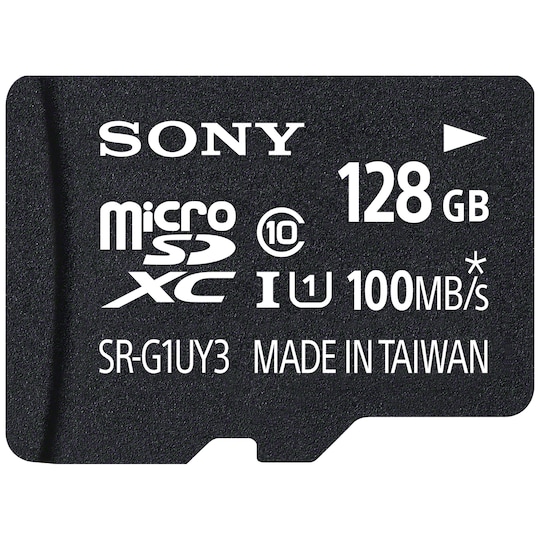 Sony Micro SD Minneskort 128 GB + adapter