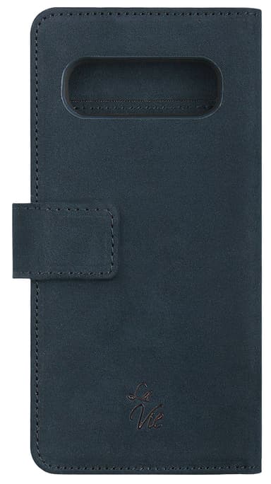 La Vie Avanti plånboksfodral till Samsung Galaxy S10 (navyblå)