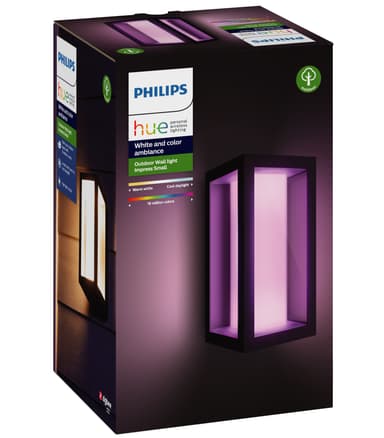 Philips Hue Impress WACA svart vägglampa