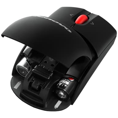 Lenovo trådlös lasermus (svart)