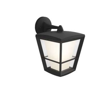 Philips Hue Econic WACA svart nedåtriktad vägglampa