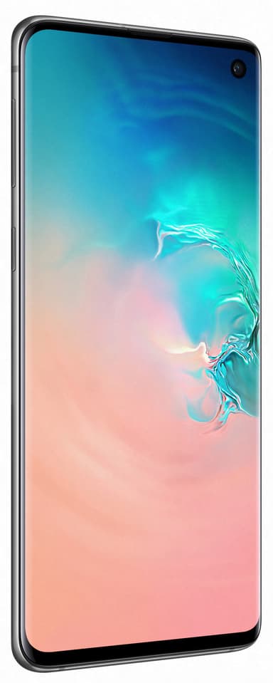 Samsung Galaxy S10 smartphone (prism vit)