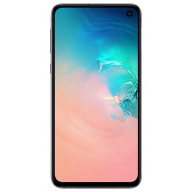 Samsung Galaxy S10e smartphone (prism vit)
