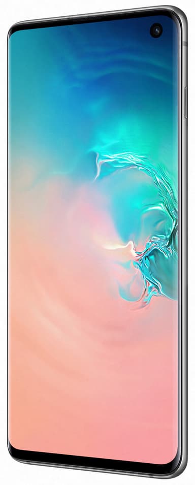 Samsung Galaxy S10 smartphone (prism vit)