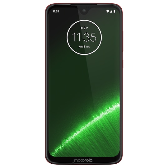 Motorola Moto G7 Plus smartphone (röd)