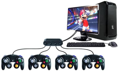 Piranha Nintendo GameCube kontrolladapter för Nintendo Switch