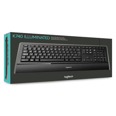 Logitech K740 tangentbord (svart)