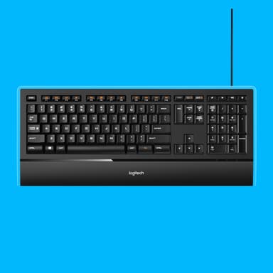 Logitech K740 tangentbord (svart)