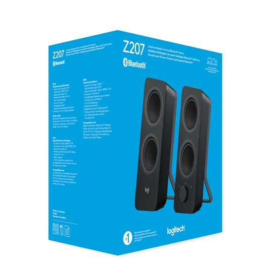 Logitech Z207 Bluetooth högtalare (svart)