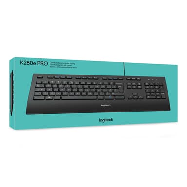 Logitech K280e tangentbord (svart)