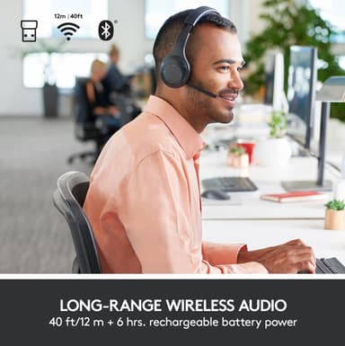 Logitech Trådlöst Headset H800