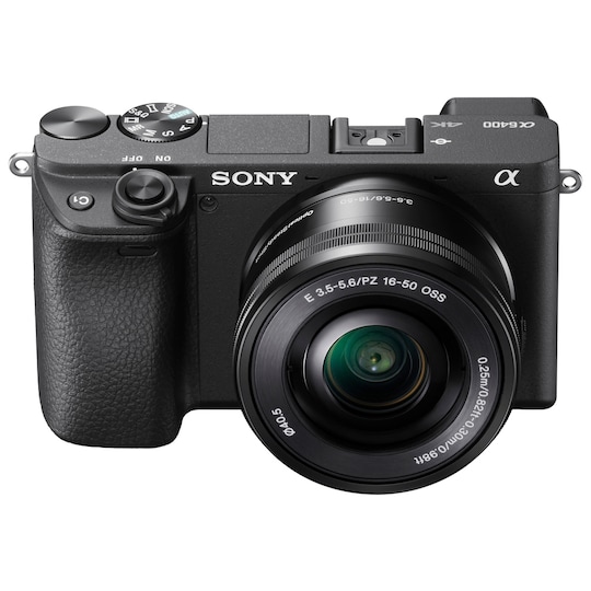 Sony Alpha A6400 kamerahus + E PZ 16-50 mm f/3.5-5.6 OSS zoomobjektiv