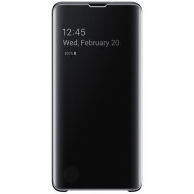 Samsung Galaxy S10 Clear View fodral (svart)