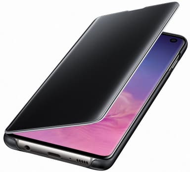 Samsung Galaxy S10 Clear View fodral (svart)