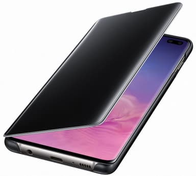 Samsung Galaxy S10 Plus Clear View fodral (svart)