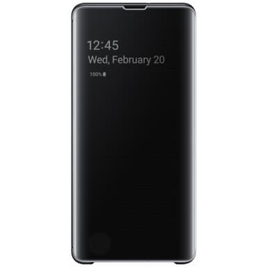 Samsung Galaxy S10 Plus Clear View fodral (svart)