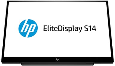 HP EliteDisplay S14 portabel 14" bildskärm (svart)