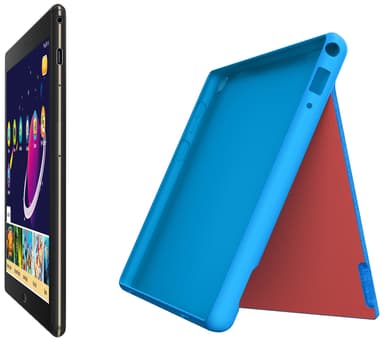Lenovo Tab P10 stöttåligt fodral för barn + skyddsfilm (blå)