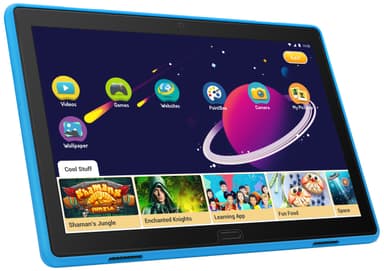 Lenovo Tab P10 stöttåligt fodral för barn + skyddsfilm (blå)