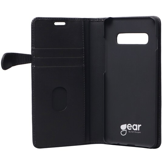 Gear Buffalo Samsung Galaxy S10 plånboksfodral (svart)