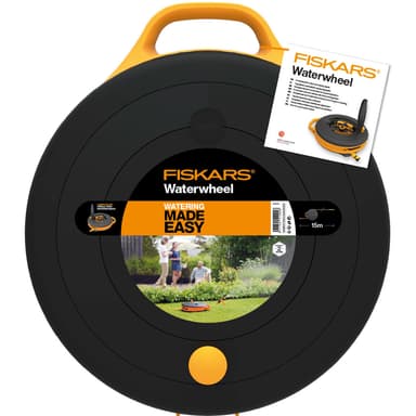 Fiskars waterwheel med 15 m slang ø9mm