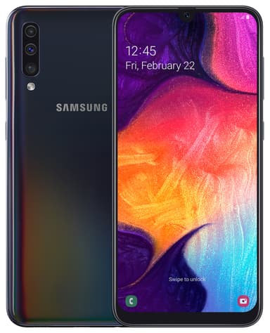 Samsung Galaxy  A50 smartphone (svart)