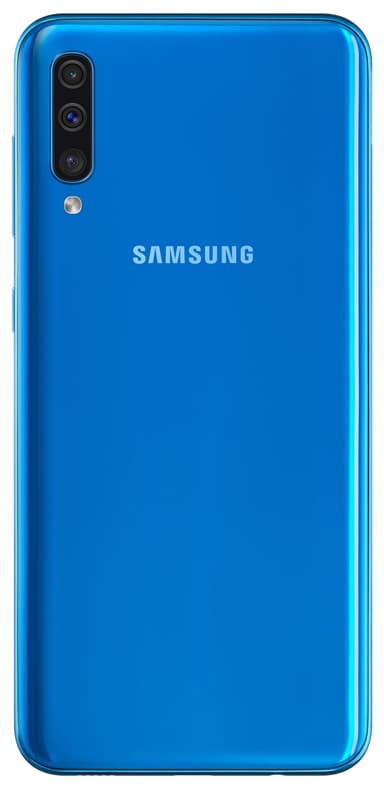 Samsung Galaxy  A50 smartphone (blå)