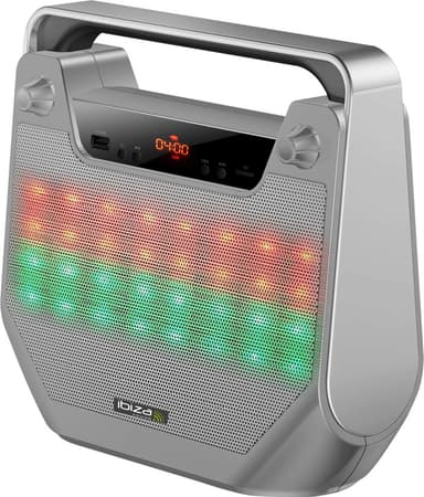 Transportabel Bluetooth och USB högtalare, Silver