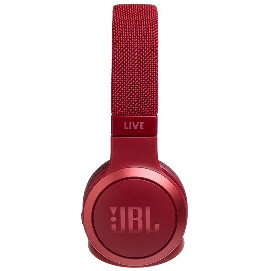 JBL LIVE 400BT trådlösa on-ear hörlurar (röd)