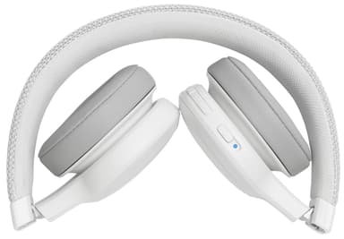 JBL LIVE 400BT trådlösa on-ear hörlurar (vit)