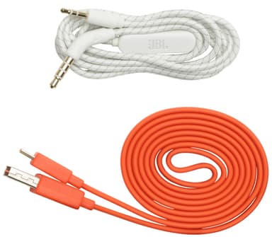 JBL LIVE 400BT trådlösa on-ear hörlurar (vit)