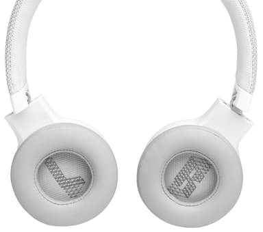 JBL LIVE 400BT trådlösa on-ear hörlurar (vit)