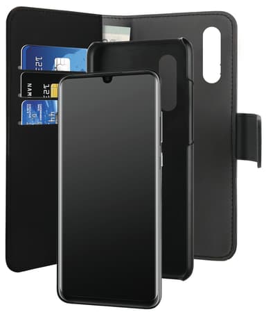 Puro 2-i-1 plånboksfodral Huawei P30 Lite (svart)