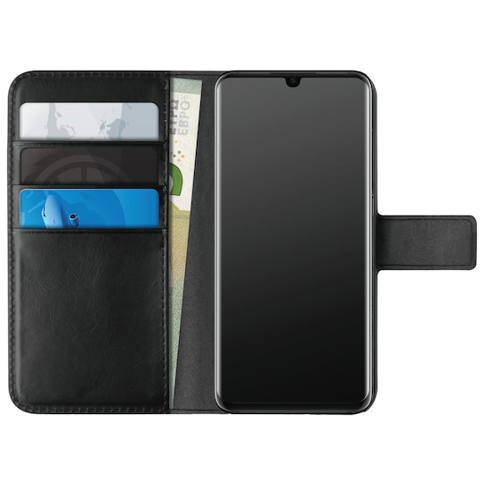 Puro Milano Huawei P30 plånboksfodral (svart)