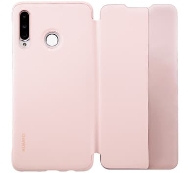 Huawei P30 Lite Smart View flipfodral (rosa)