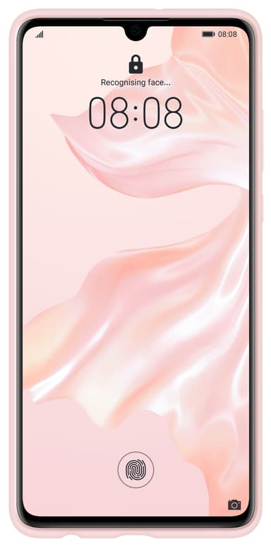 Huawei P30 silikonfodral (körsbärsrosa)