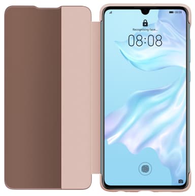 Huawei P30 Smart View flipfodral (rosa)