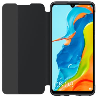 Huawei P30 Lite Smart View flipfodral (svart)