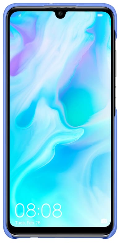 Huawei P30 Lite TPU fodral (blomma/blå)