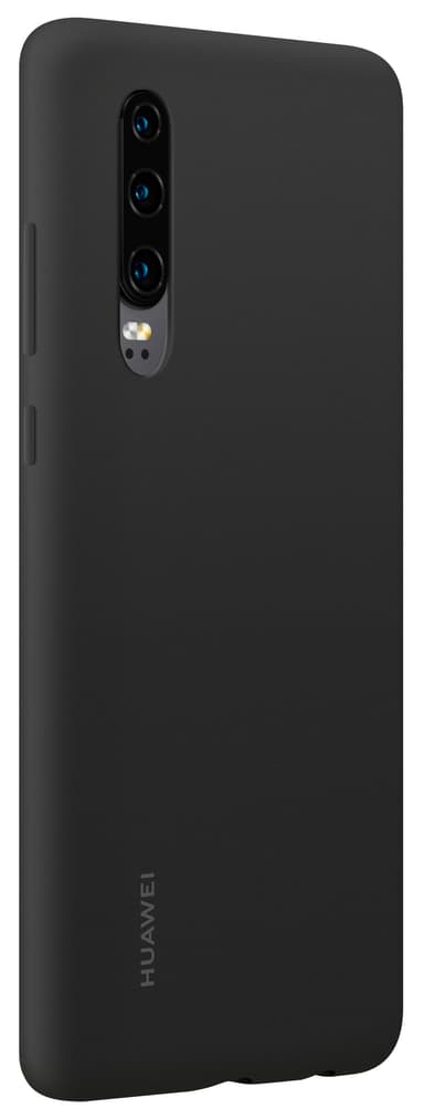 Huawei P30 silikonfodral (svart)