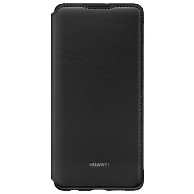 Huawei P30 PU plånboksfodral (svart)