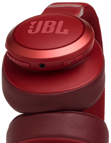 JBL LIVE 500BT trådlösa around-ear hörlurar (röd)