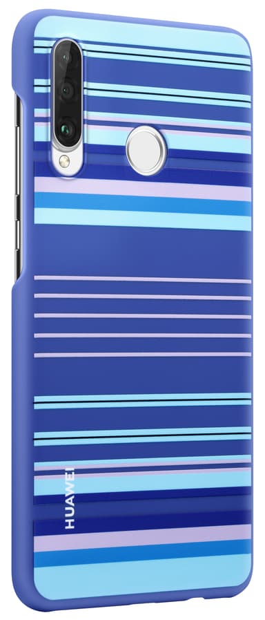 Huawei P30 Lite TPU fodral (blå linjer)