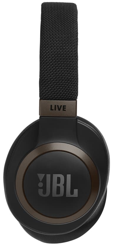 JBL LIVE 650BT trådlösa around-ear hörlurar (svart)
