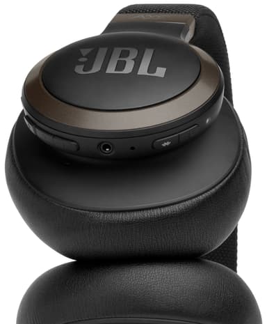 JBL LIVE 650BT trådlösa around-ear hörlurar (svart)