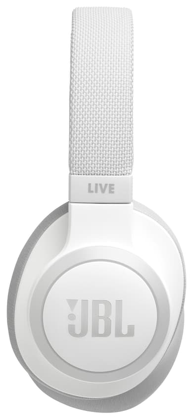 JBL LIVE 650BT trådlösa around-ear hörlurar (vit)