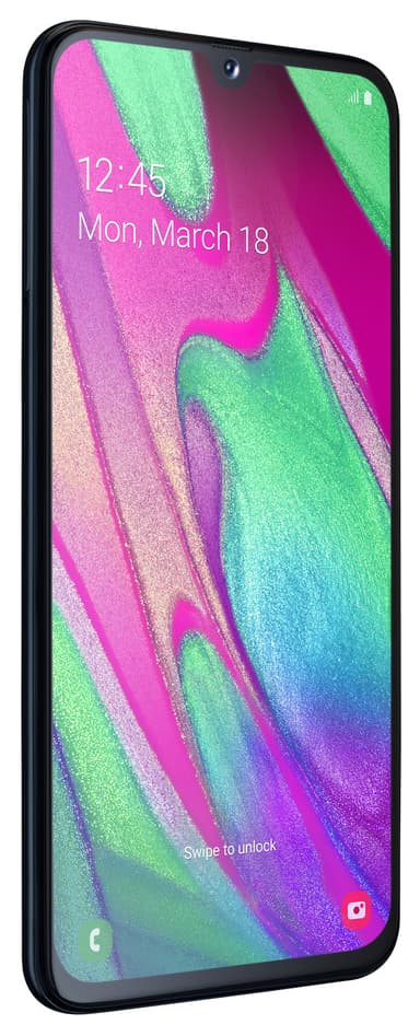 Samsung Galaxy A40 smartphone (svart)