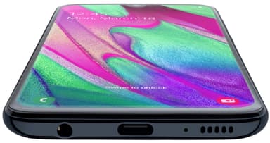 Samsung Galaxy A40 smartphone (svart)