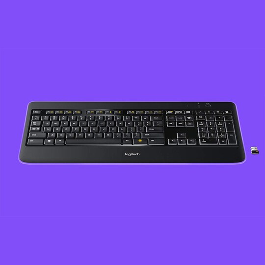 Logitech K800 trådlöst tangentbord (svart)